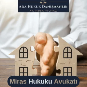 Miras hukuku konusunda uzman bir avukatın elini gösteren sembolik bir görsel.