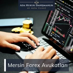 Mersin'de Forex Avukatları: Finansal hukuk ve yatırım konularında uzmanlaşmış avukatlar, yatırımcılara Mersin bölgesinde forex işlemleriyle ilgili hukuki destek sunmaktadır.
