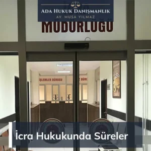 ilgililer için konulmuş süreler ve icra organları için konulmuş süreler olarak iki gruptan oluşur.
