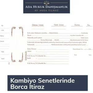 kambio senetlerinde borca itiraz nasıl yapılır?