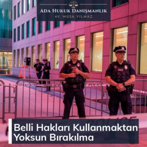 belli hakları kullanmtaktan yoksun bırakılma